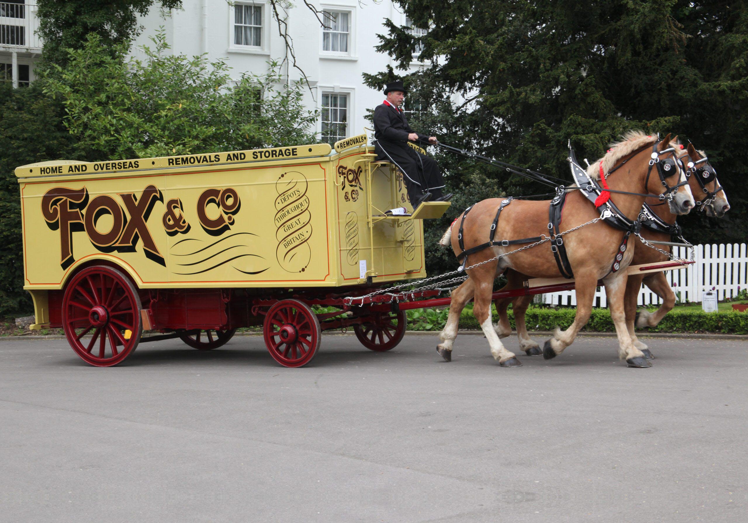Vintage Fox at the Beamish Museum - Fox moving