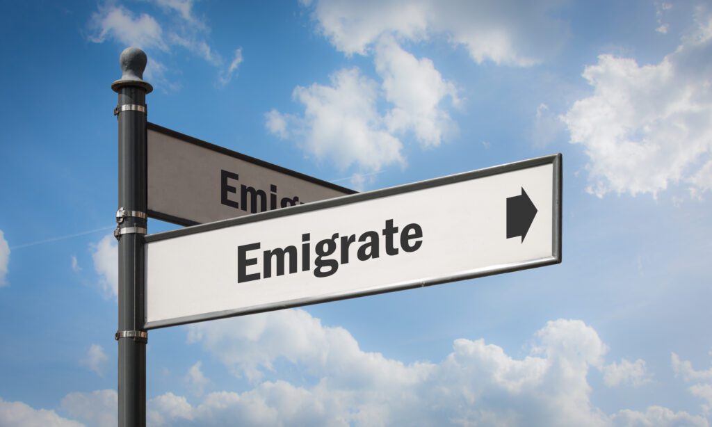 signposts to emigrate