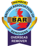 membership of british association of removers overseas remover