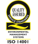 quality service standards environmental management systems iso 14001 logo
