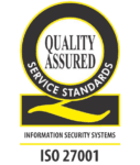 quality service standards information security systems iso 27001 logo