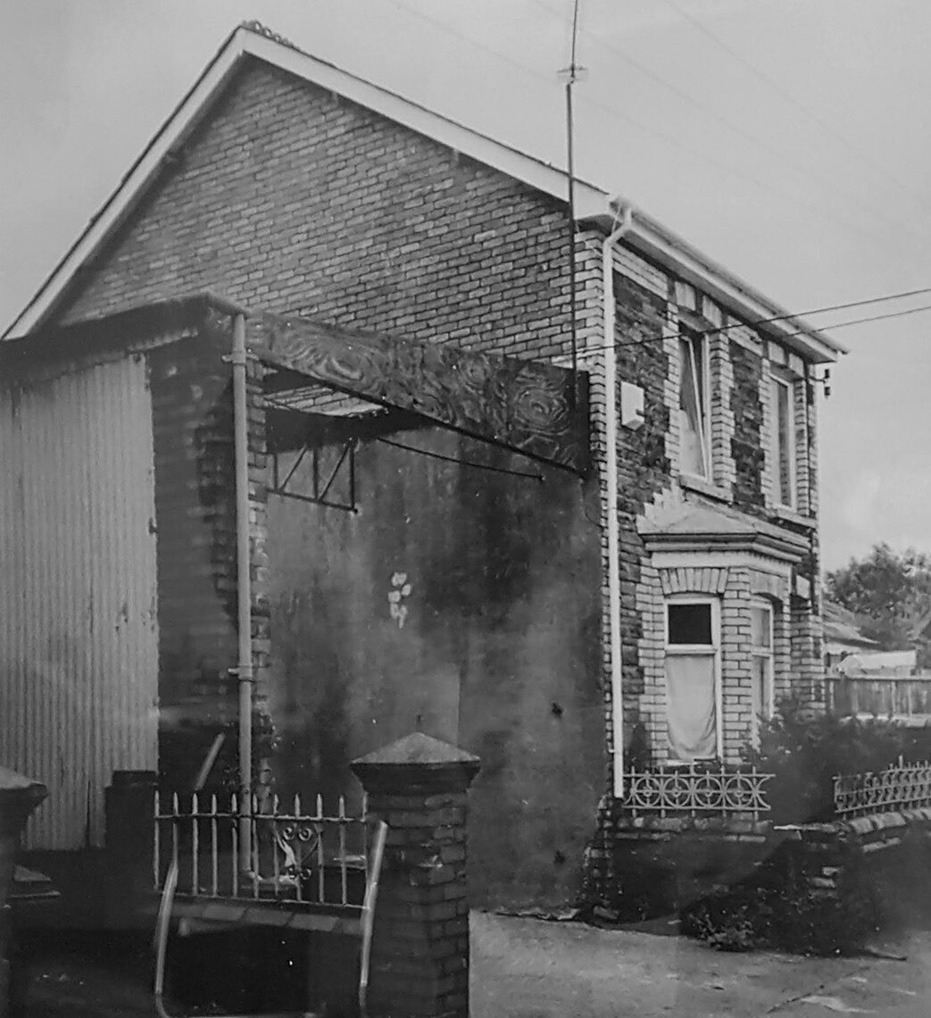 the terraced house home of J.G. Stephens of Griffithstown which Roy Fox bought in 1971