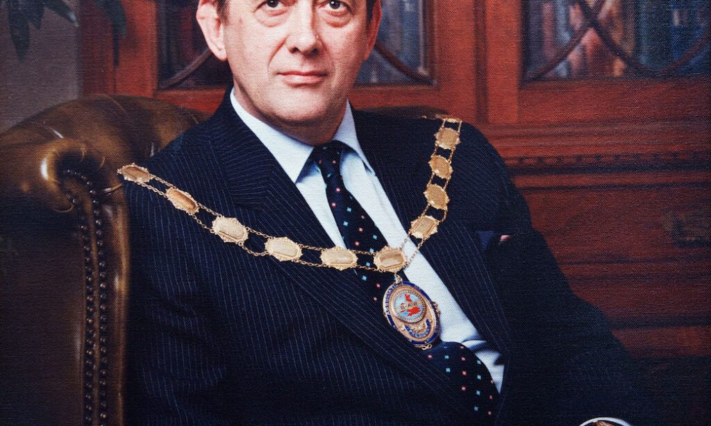 Roy Fox as president of the British Association of Removers