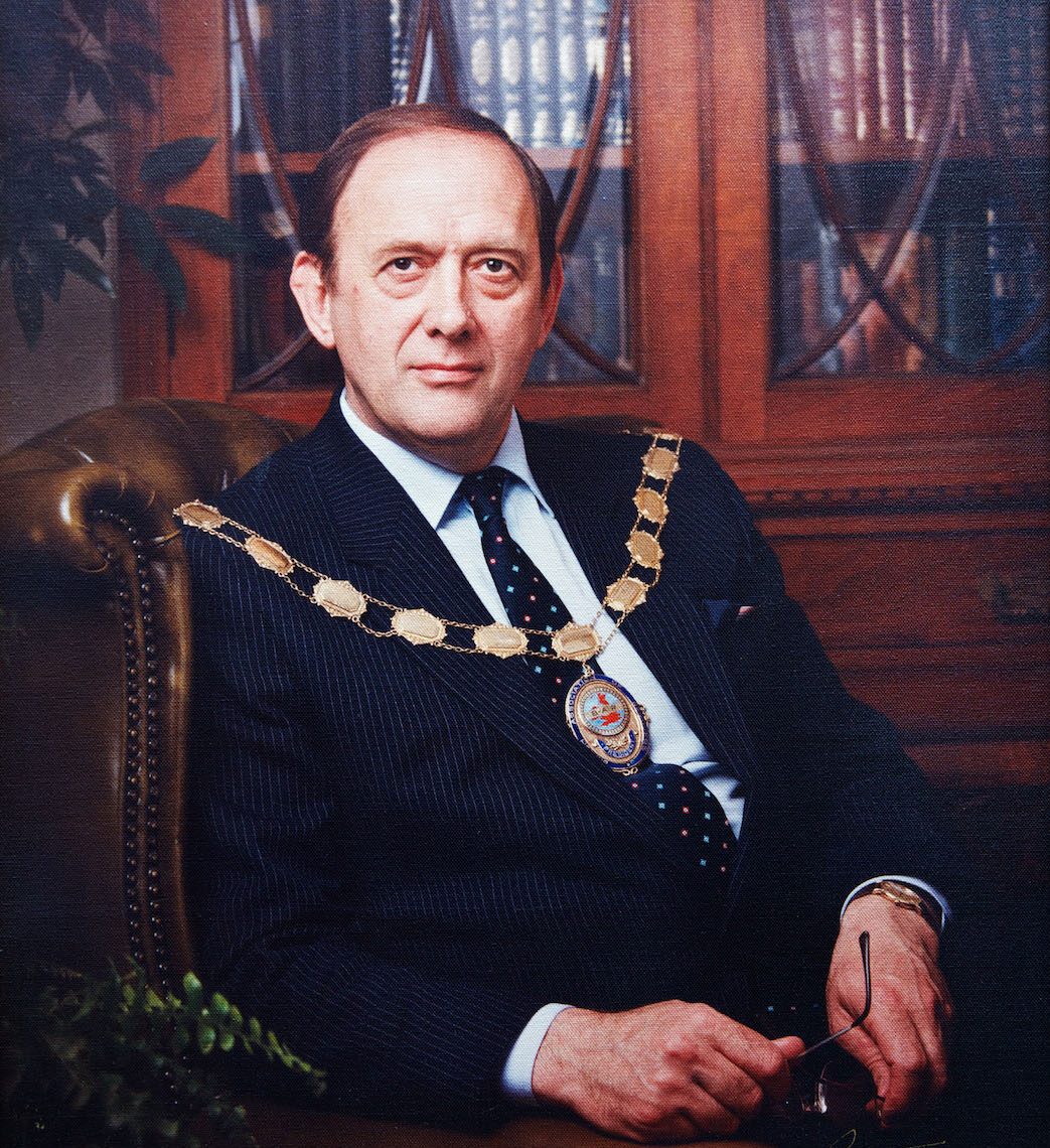 Roy Fox as president of the British Association of Removers